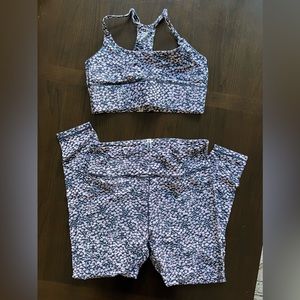 Adam Selman Sport Floral Workout Set size L